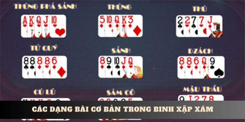 Các dạng bài cơ bản trong Binh xập xám