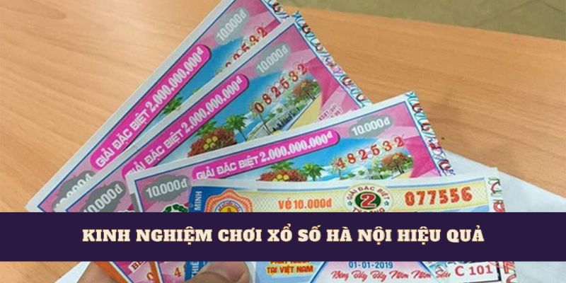 Kinh nghiệm chơi xổ số Hà Nội hiệu quả